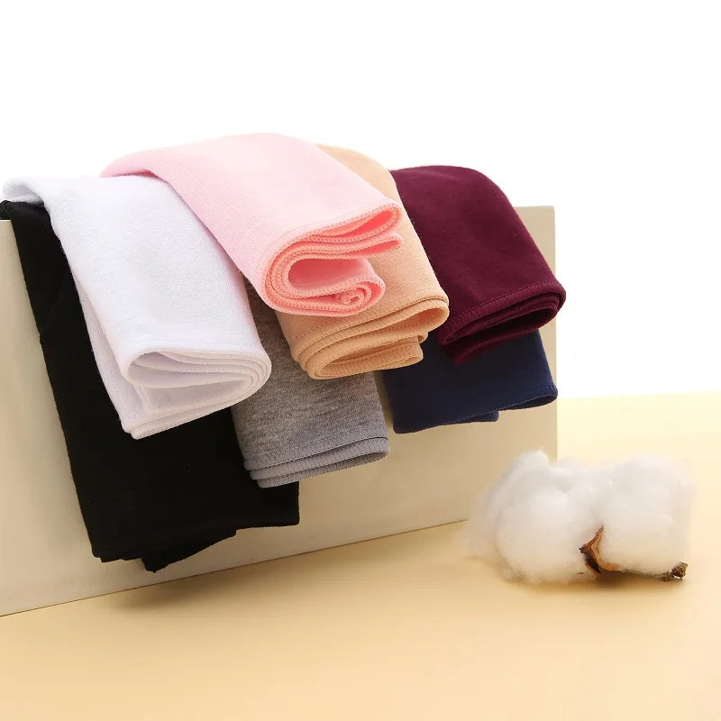 4PCS Seamless Cotton Panties Women Solid Color Briefs Sexy Low Waist